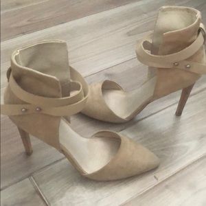 Joe’s Jeans Tan Heels.